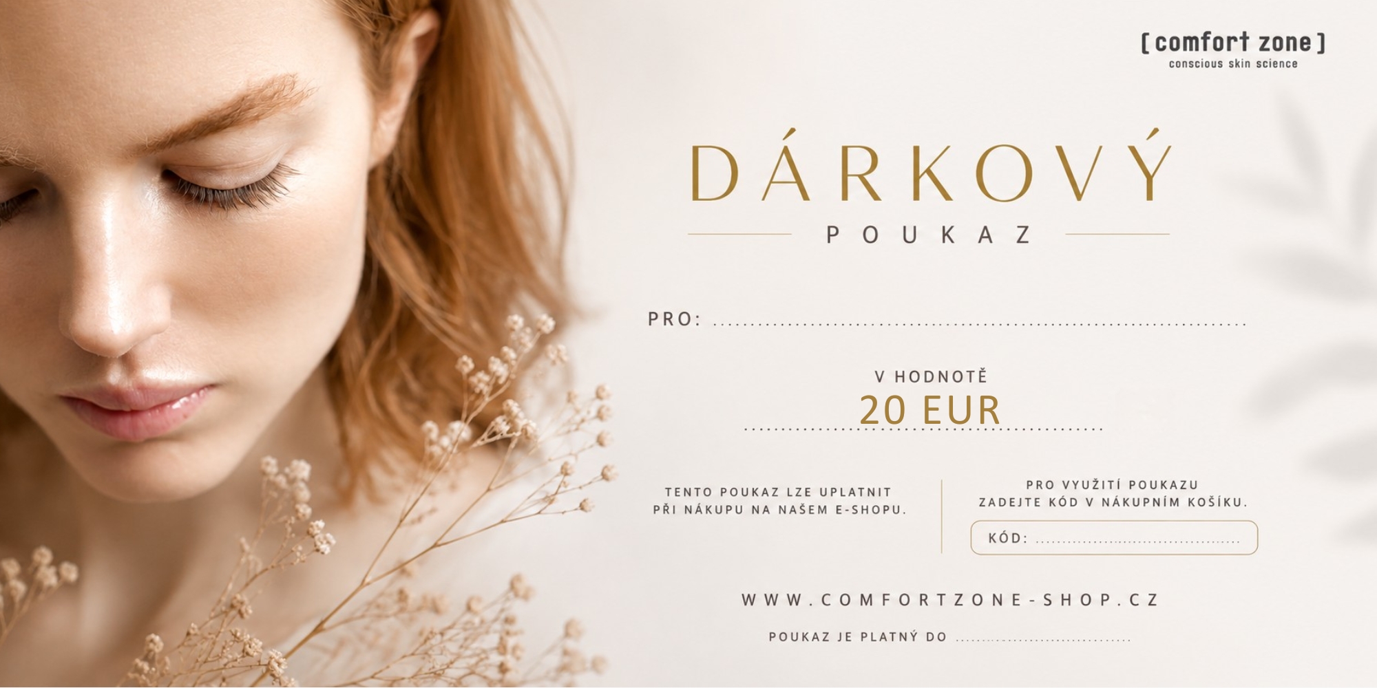 Dárkový poukaz Eshop v EUR 20